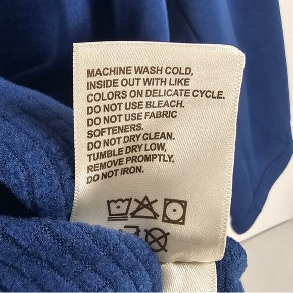 NWT AVALANCHE Outdoor Snap Collared Navy Shirt Jacket Fleece CAM816B Size M & LG - Picture 10 of 12